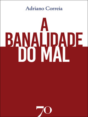 cover image of A banalidade do mal